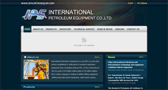 Desktop Screenshot of intlpetroequip.com
