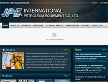 Tablet Screenshot of intlpetroequip.com